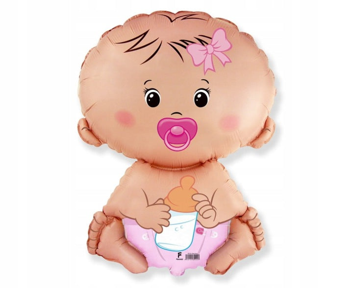 Zestaw Balonów na Powitanie Dziecka Dziewczynka – WITAJCIE W DOMU + Imię | Baby Shower, Narodziny Córki, Dekoracje z Helem